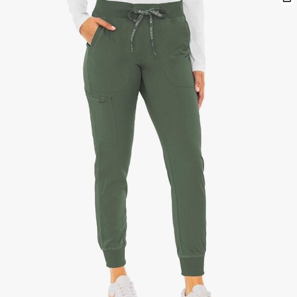 Jenny Yoga Waist Jogger Pant by Med Couture (Scrub pants) - Picture 1 of 5